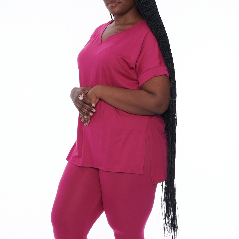 Magenta Everyday legging set (Sizes Small - 3XL)